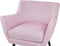 DRAMMEN II - Chesterfield fauteuil - Roze - Polyester