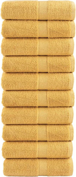 vidaXL - Gastendoekjes - SOLUND - 10 - st - 600 - g/m² - 30x50 - cm - goudkleurig