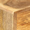 vidaXL - Nachtkastje - 40x30x50 - cm - massief - mangohout