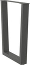 vidaXL - Eettafelpoten - 2 - st - V-vormig - 60x(72-73,3) - cm - staal - antraciet