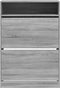 vidaXL-Schoenenkast-met-2-klaplades-80x34x116-cm-grijs-sonoma