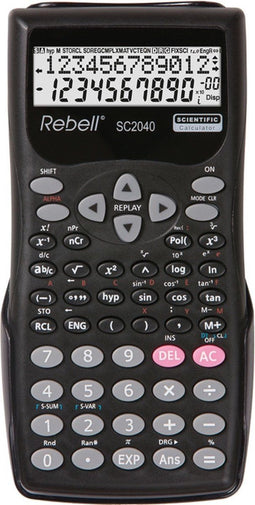 Rebell calculator - SC2040 BX - wetenschappelijk - zwart - RE-SC2040-BX