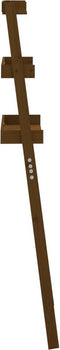 vidaXL - Toiletrek - 63,5x32x179 - cm - massief - grenenhout - honingbruin