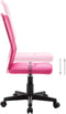 vidaXL - Kantoorstoel - 44x52x100 - cm - mesh - stof - roze