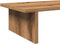 vidaXL - Monitorstandaard - 50x27x15 - cm - bewerkt - hout - artisanaal - eikenkleur