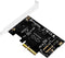 Silverstone ECM20 - Interfacekaart PCIe/SATA - M.2 - Zwart