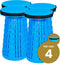 Opvouwbare kruk extra strong vol blauw per 4 - telescopische kruk - 250 kg - inklapbare kruk - draagbaar - kampeerstoel - opstapkrukje