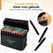 Woodley Twinmarkers - Dubbelzijdige stiften - 80 kleuren - Alcohol markers