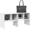 vidaXL - Schoenenrek - stapelbaar - 89,5x30x40 - cm - wit