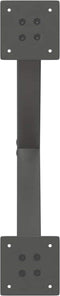 vidaXL - Eettafelpoten - 2 - st - X-vormig - 57x(72-73) - cm - staal - antraciet