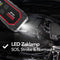 Brixy Jumpstarter - 4-in-1 Starthulp 2200A 16000mAh - LED Zaklamp SOS Noodlicht - Rood/Zwart