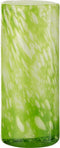J-Line vaas Marmer - glas - groen/wit - large - 27.5 cm hoog