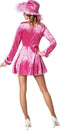 Dressforfun Roze piratenlady XXL - Piratenkostuum - Korte jurk met hoed - Roze