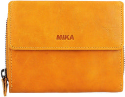 Portefeuille Mika geel - dames 15x12,5x4cm