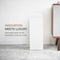 Yamazaki Tower - Prullenbak - Slank design met afneembaar deksel - Wit