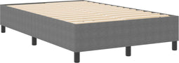 vidaXL - Boxspringbed - Lichtgrijs - 120x200 - cm - Corduroy - Stof