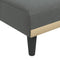 vidaXL - Chaise - longue - stof - donkergrijs
