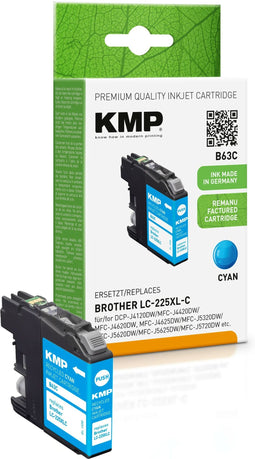 KMP B63C - Inktcartridge - 11,8ml - Cyaan