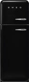 Smeg FAB30LBL5 - Koelkast - Multiflow luchtcirculatie - Retro stijl zwart