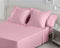 Set beddengoed Alexandra House Living Roze Bed van 150 3 Onderdelen