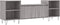 vidaXL - Tv-meubel - 160x35x55 - cm - bewerkt - hout - grijs - sonoma - eikenkleurig