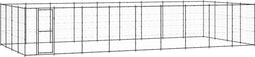 vidaXL - Hondenkennel - 43,56 - m² - staal