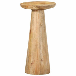 vidaXL - Bijzettafel - Ø30x60 - cm - massief - mangohout