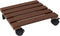 Pro Garden Plantentrolley - hout - bruin - vierkant - 29 x 29 cm - 100 kilo