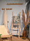 Kapstok 4 Haken - 60x7x10 - Naturel - Teak - Set van 6