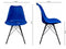Kick kuipstoel Metal Luuk - Eetkamerstoel - Comfortabele zitting - Donkerblauw