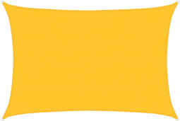 vidaXL - Zonnezeil - 160 - g/m² - rechthoekig - 5x7 - m - HDPE - geel