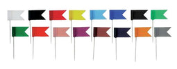 Alco punaise vlaggetjes - 20x - voor prikbord/memobord/wereldkaart