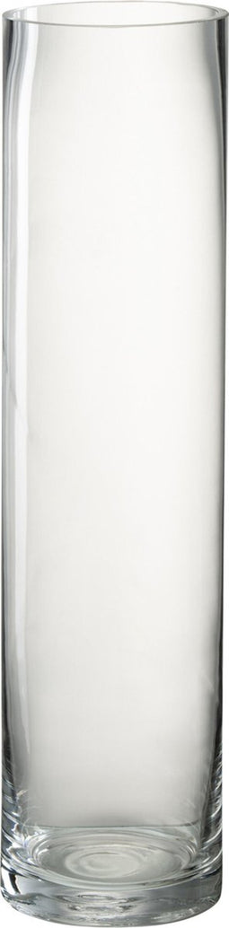 J-Line vaas Cylinder - glas - transparant - medium - 40 cm hoog