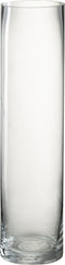 J-Line vaas Cylinder - glas - transparant - medium - 40 cm hoog