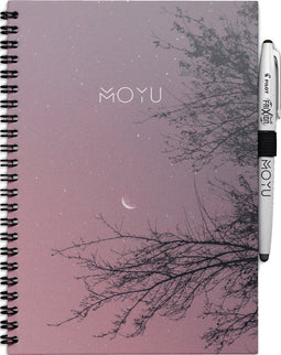 MOYU - Purple Paradise Notebook - Uitwisbaar Notitieboek A5 Hardcover