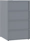 vidaXL - Containerberging - voor - 2 - containers - 138x79x117 - cm - staal - grijs