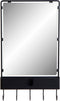 Wandkapstok DKD Home Decor Zwart Metaal (40 x 9 x 72 cm)