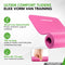 Tunturi NBR Yogamat - Fitnessmat Extra dik 15 mm - 180x60 cm - Roze