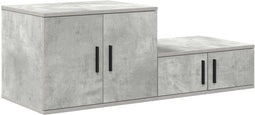 vidaXL - Opbergkast - in - Betongrijs - - - 103x41x40 - cm, - Gemaakt - uit - Engineered - Wood