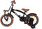 AMIGO 2Cool Jongensfiets 14 Inch - Kinderfiets voor 3 tot 5 Jaar - 95-110 cm - Zwart - met Zijwieltjes