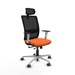 Piqueras y Crespo 1B086G2 - Bureaustoel - Verstelbare hoogte 50-62 cm - Oranje