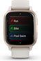 Garmin Venu Sq 2 Music - Health smartwatch - Hartslagmeting - Rosé Goud (Crème)
