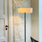 Dyberg Larsen Calix - Vloerlamp - Stoffen kap - Nature/Black