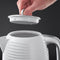 Russell Hobbs Inspire - Waterkoker - 1,7 liter - Kookt 1 kop in 55 seconden - Wit