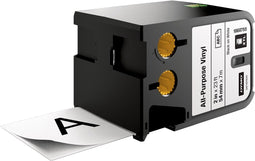 Dymo XTL 500 - Universeel vinyl - Bestendig tegen vocht en chemicaliën - Zwart op wit