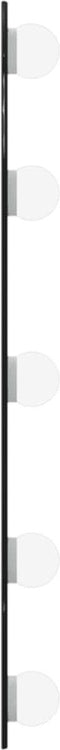 vidaXL - Wandspiegel - met - LED's - ovaal - 20x50 - cm - glas