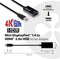 Club3D CAC-1180 - DisplayPort naar HDMI Adapter - 4K UHD tot 60 Hz - Zwart