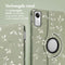 imoshion Tablet Hoes Geschikt voor Xiaomi Redmi Pad SE - imoshion 360° Draaibare Design Bookcase 2.0 - Meerkleurig /Green Flowers