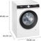 Siemens WN54G205NL - Was-droogcombinatie - 10,5kg wascapaciteit - 1400rpm centrifuge