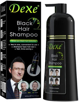 Dexe Black Hair Shampoo - 400ml - Pomp - Unisex